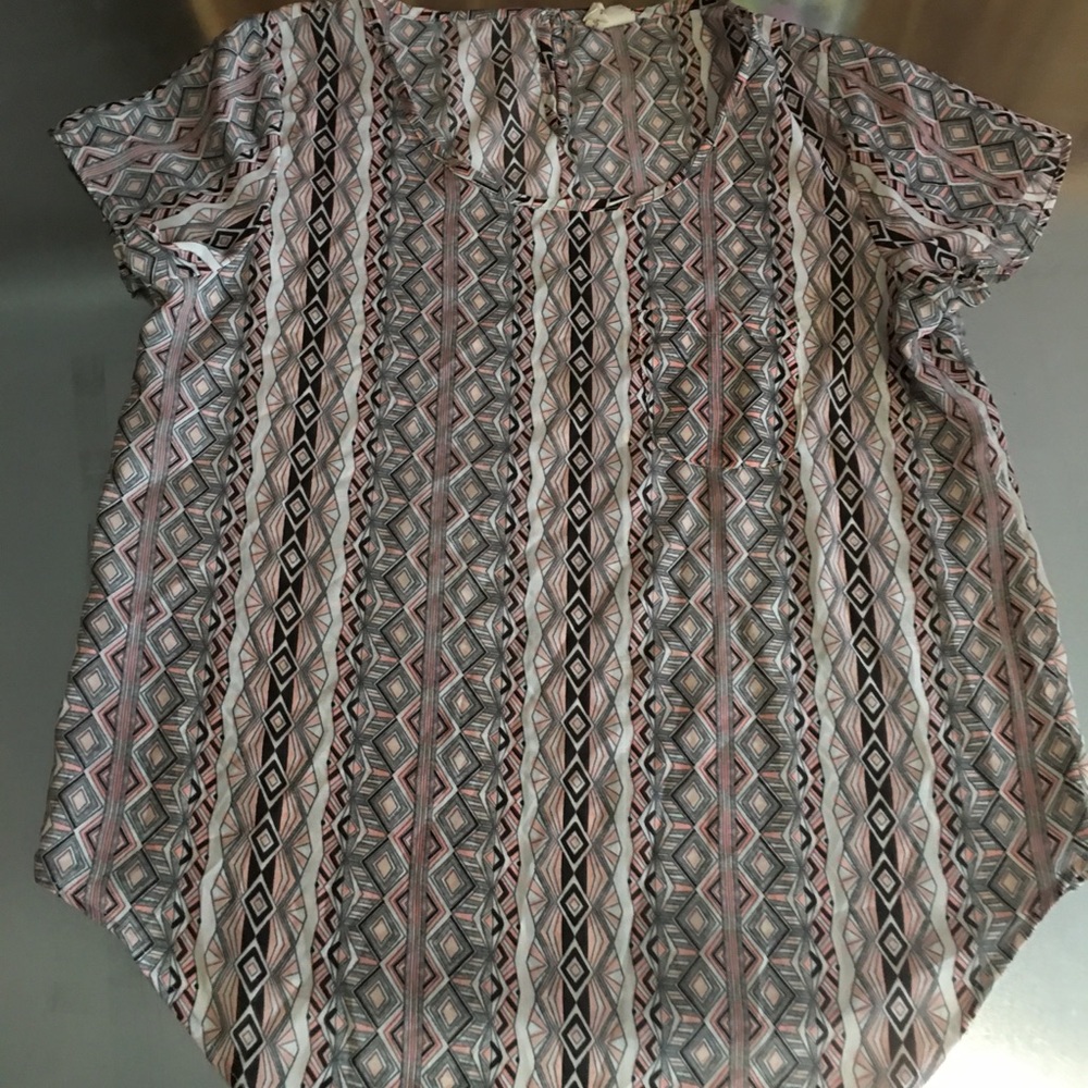 Pale pink blouse